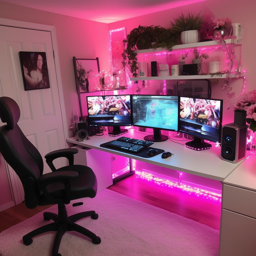 Fairy Style Gaming Room Image