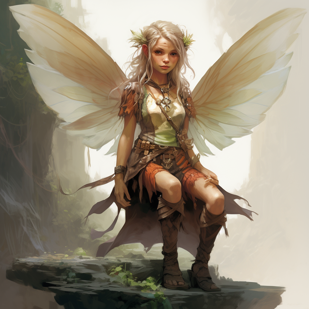 Fairy Druid in Tavern