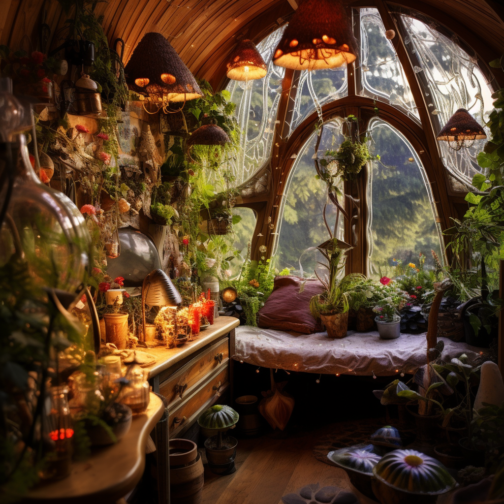 Magical fairy home inside