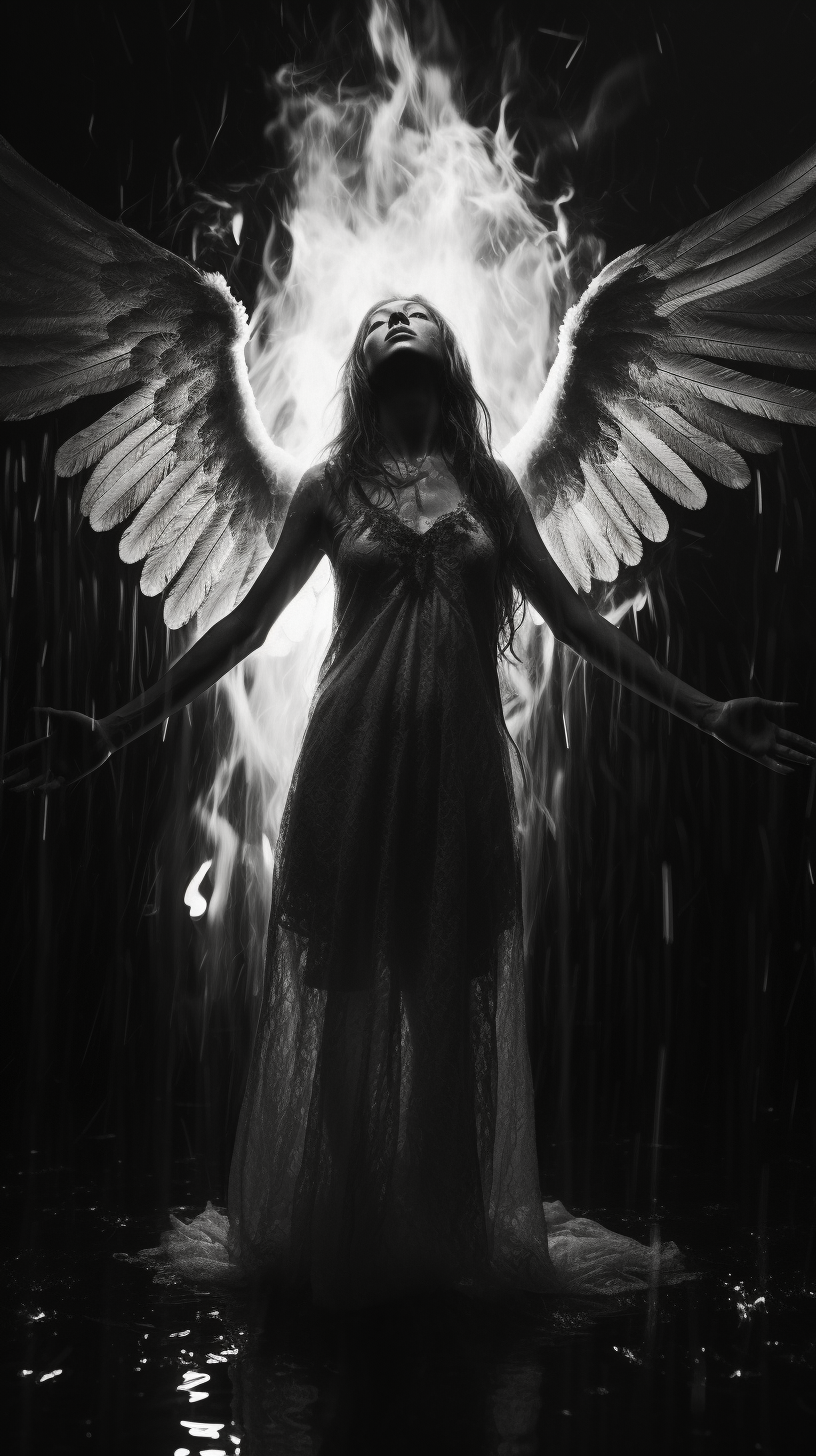 Stunning Evil Fallen Angel