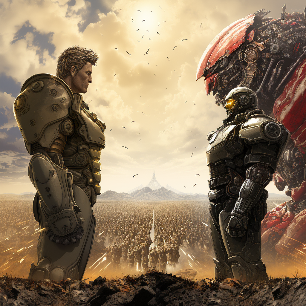 Fallout Anime Poster Showdown Artwork