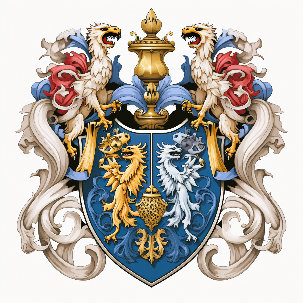 Family Crest with Sharp Lines