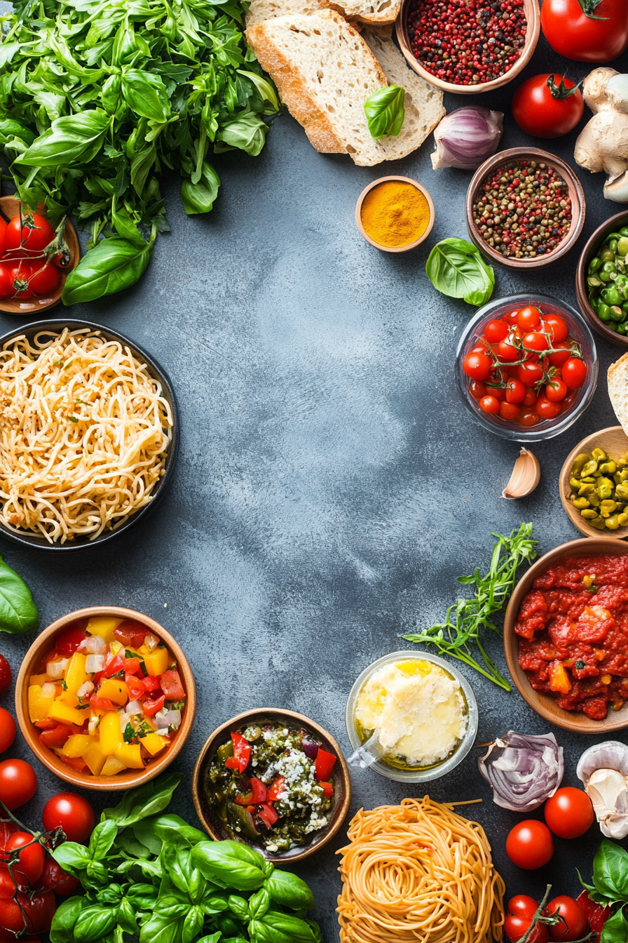 Family Dinner Cookbook Background Photo