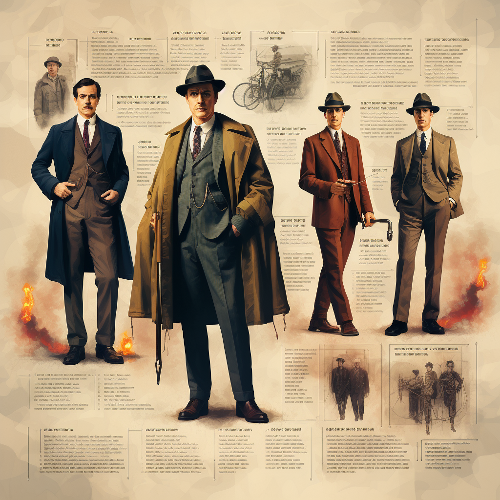 Character Sheet of Famous Detectives