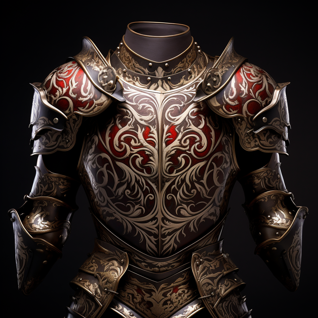 Mythical gold armor knight