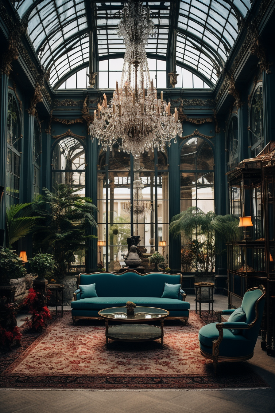 Stunning image of a fancy French hotel