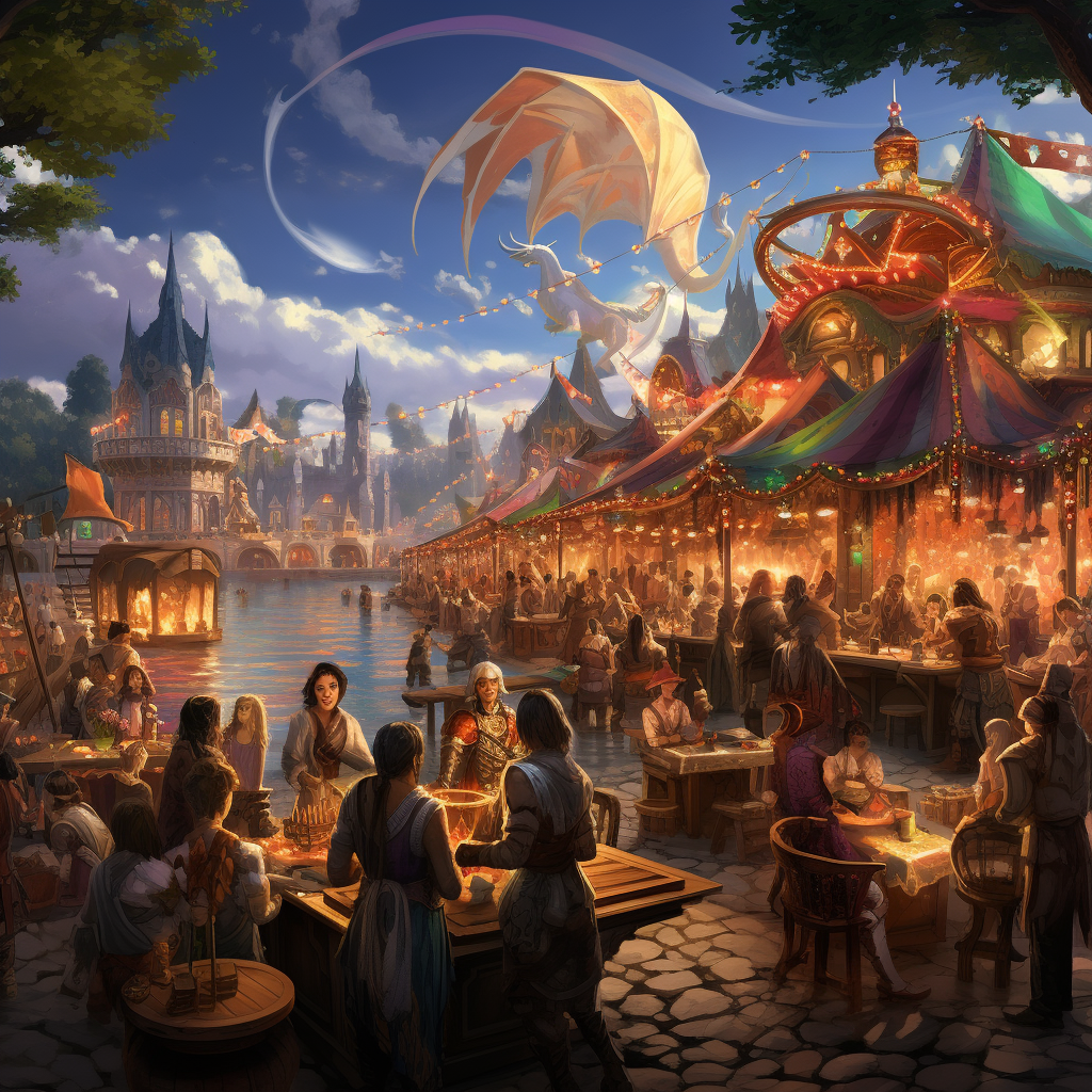 Fantasy Carnival Festival at the Lake