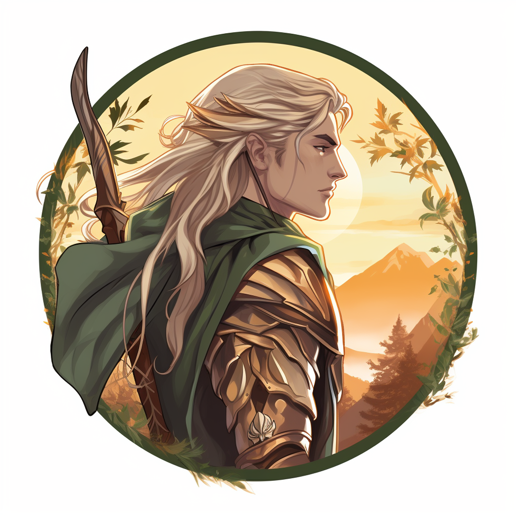 Elven Archer Logo Design