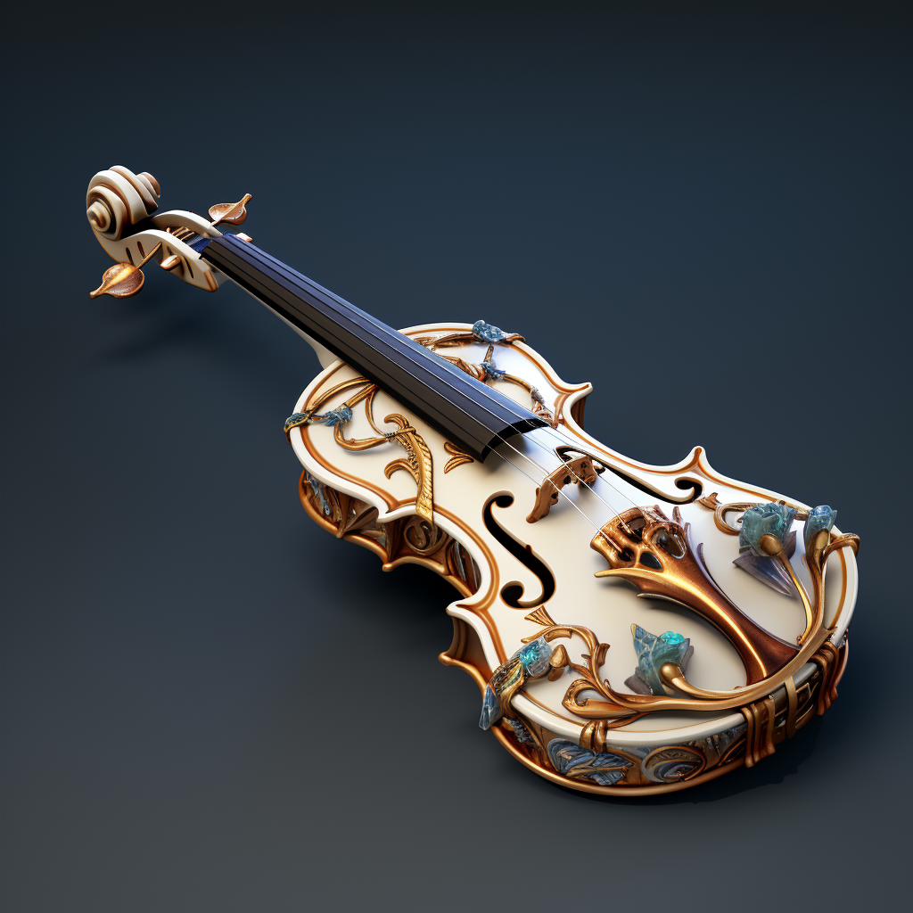 Mystical treasure featuring bone and violin