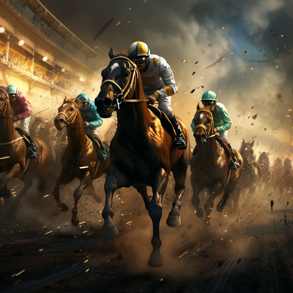 Spectacular fantasy horse racing event