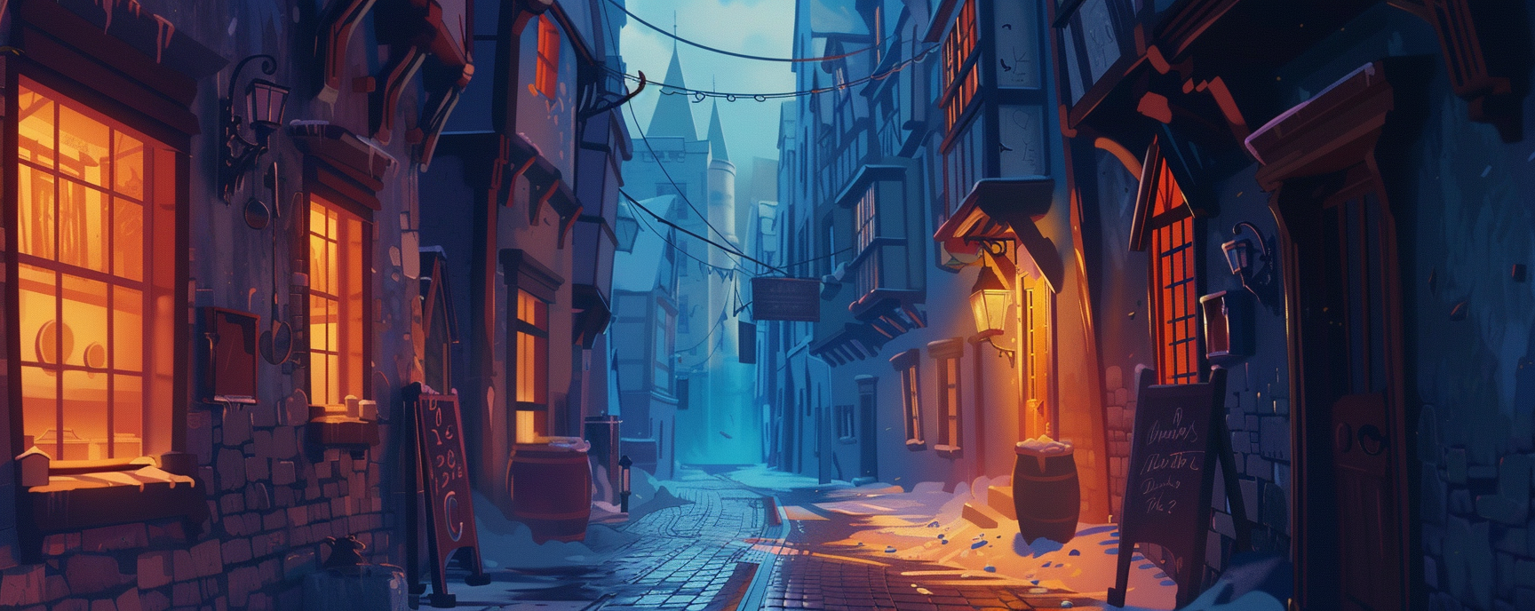 Painted Fantasy Iceland Diagon Alley