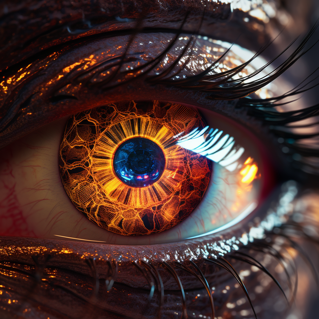 Close-Up Eye in Fantasy Style