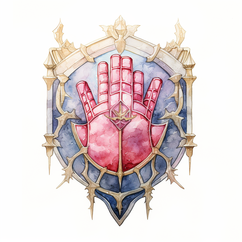 Hand's Palm Coat of Arms Art