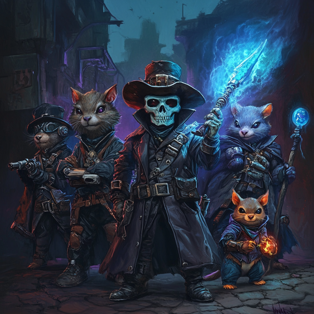Fantasy Party with Unique Characters