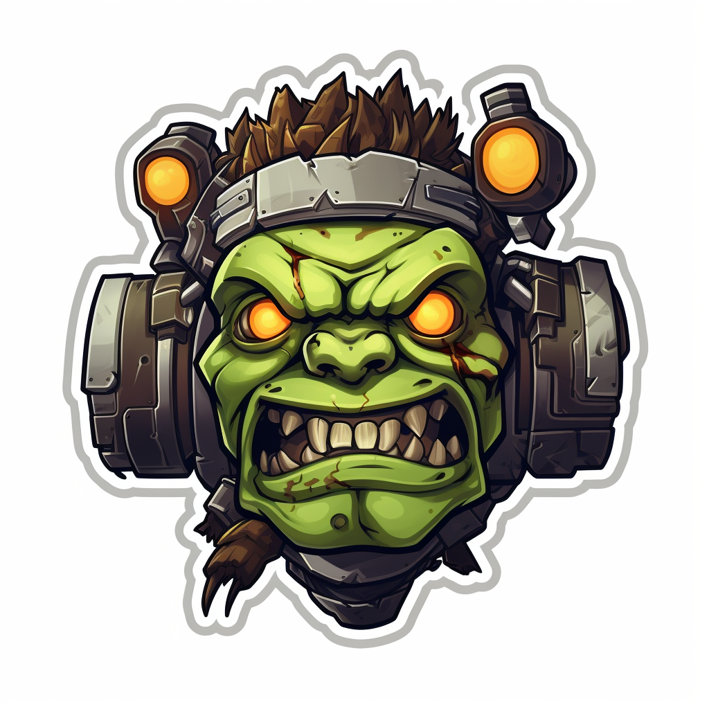 Fantasy Warhammer 40K Orcs Sticker