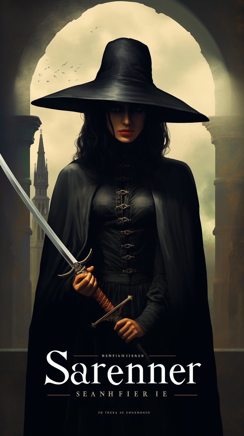 Spanish Witch Hunter in Black Attire