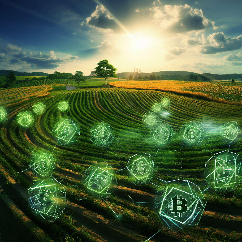 Farm Crops Blockchain Cryptocurrency