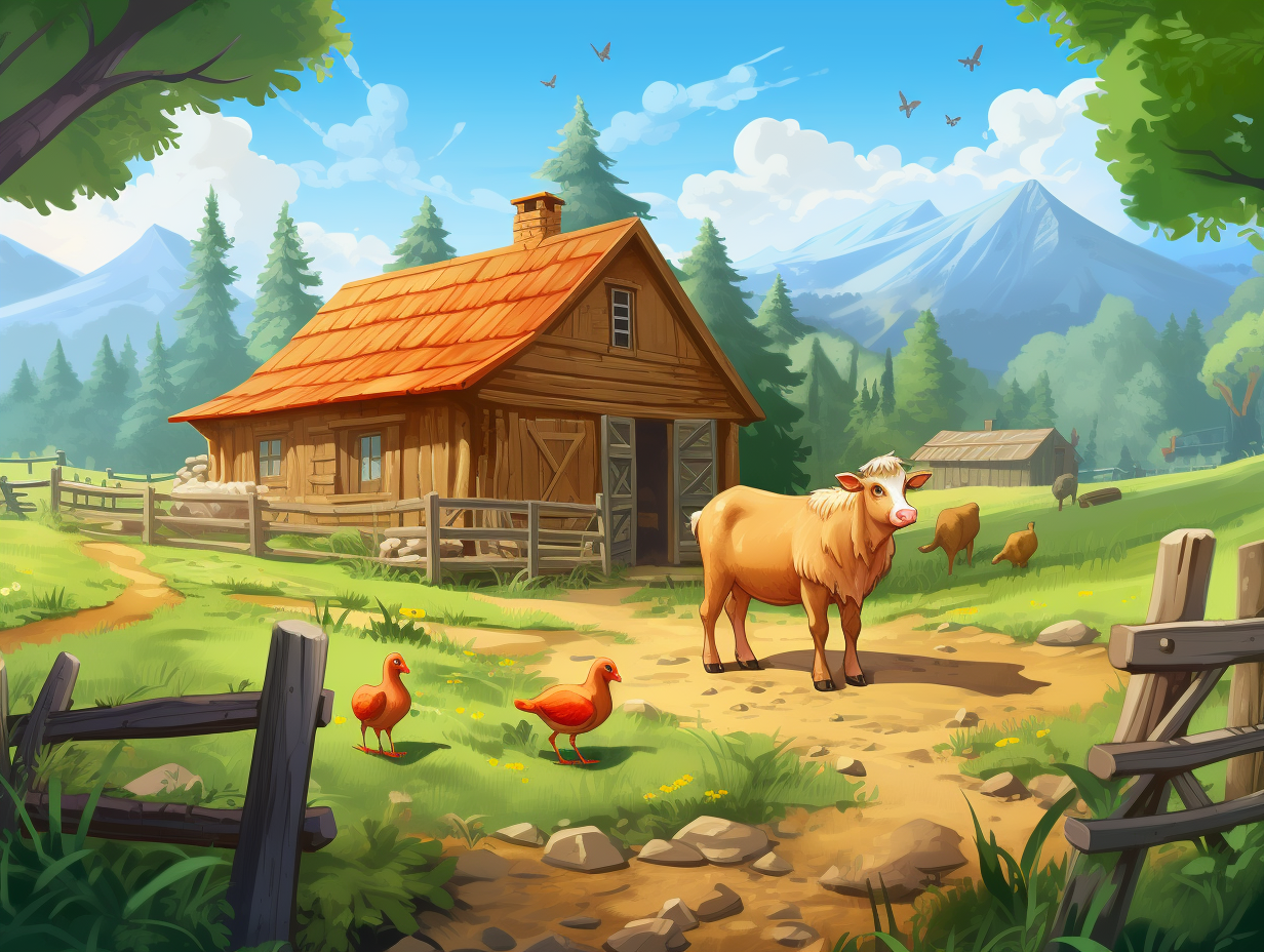 Farm Scene for Children App