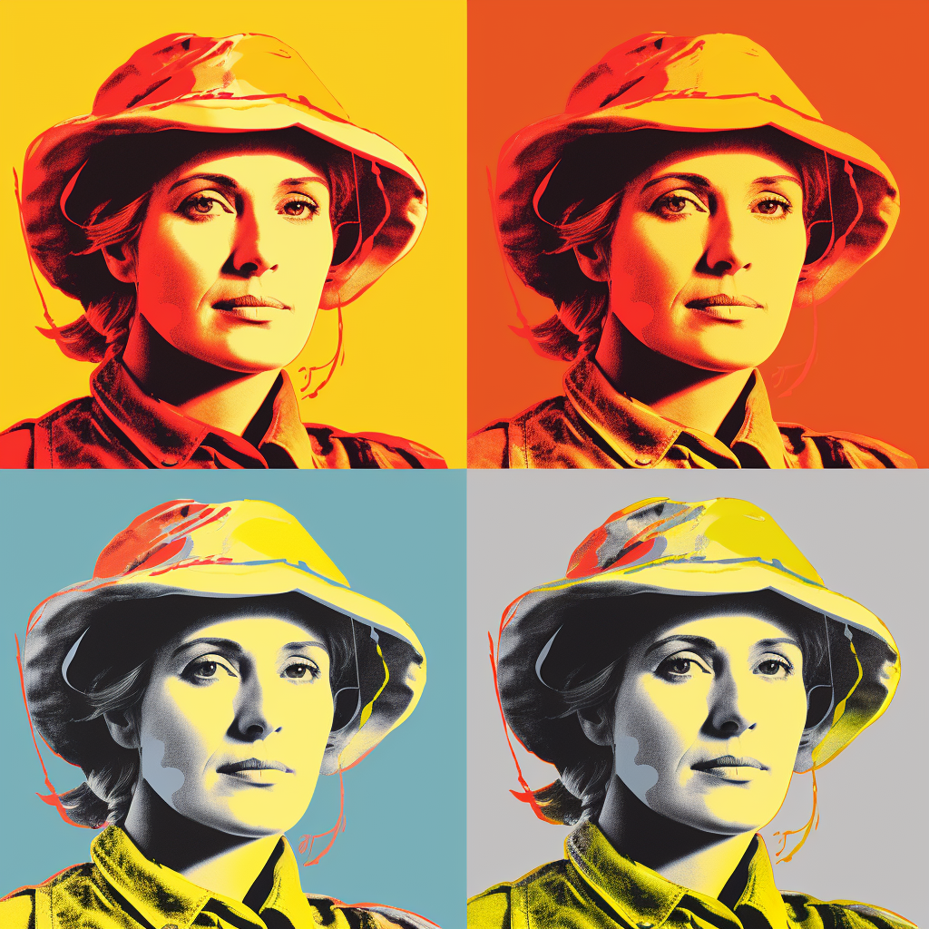 Pop Art Farming Swiss Woman