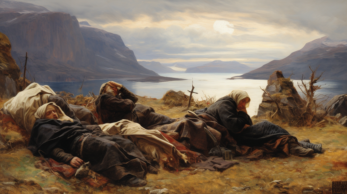 Sleeping People in Faroe Islands