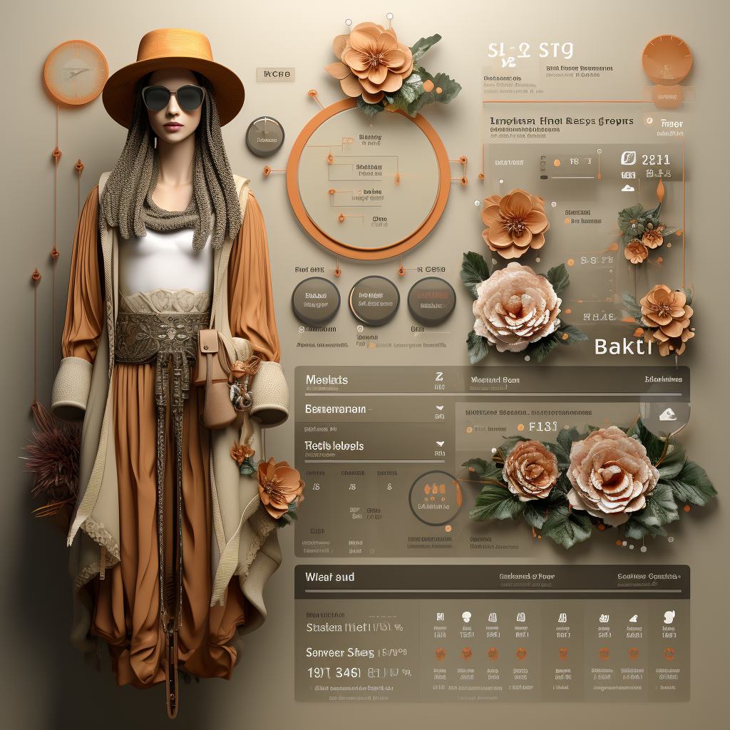 Fashion app UI design concept