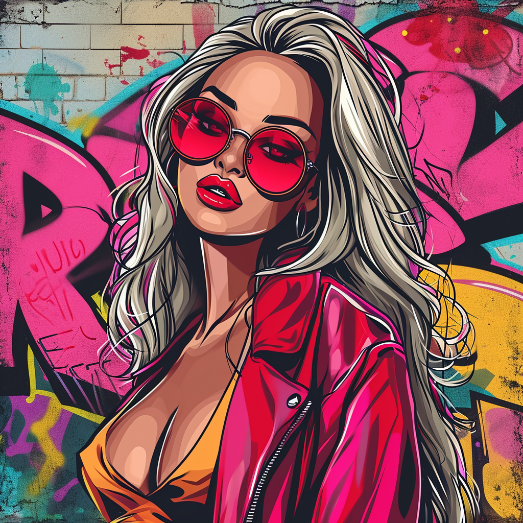 Fashion Barbie Graffiti Style 4K