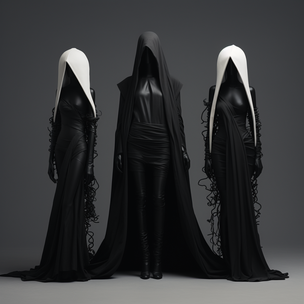 Stylish Fashion Demon Attire by Rick Owens and Balenciaga