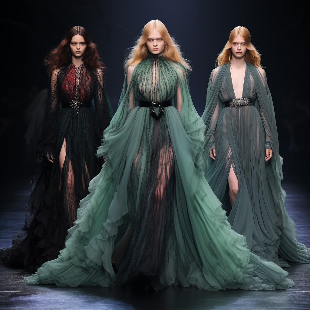 High Fashion Runway Show Inspired by Sanderson Sisters