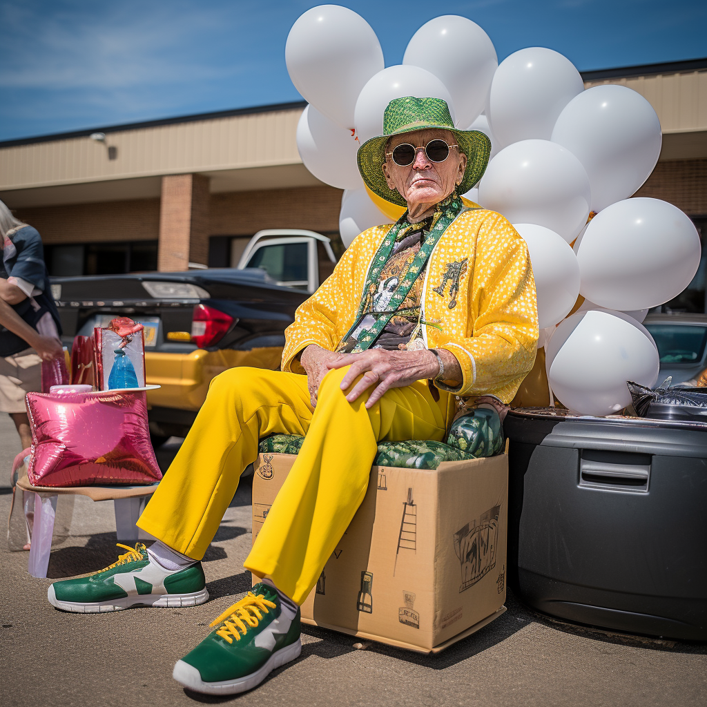 Stylish Packers Fan in Baseball Gear