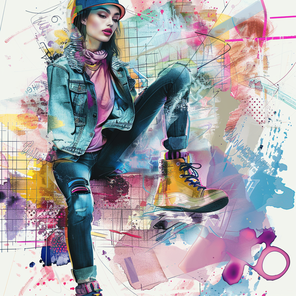 Fashion Watercolor Storytelling Magazine Layout