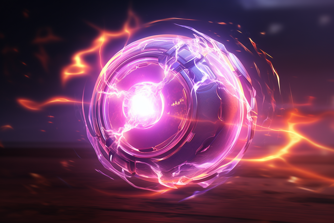 Illustration of capturing the energy orb in Faster