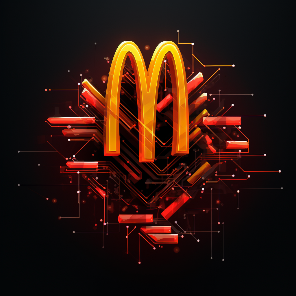 Innovative fast food logo design