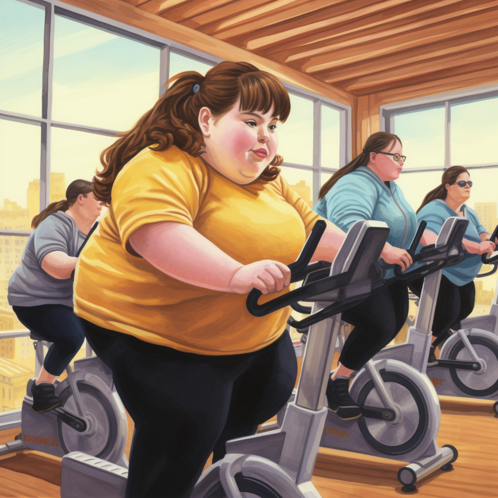 Inspirational fat girls at the gym