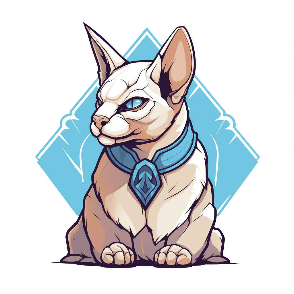 Badass Sphinx Cat Icon