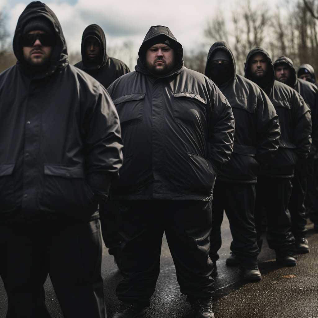 Group of obese UK drill artists