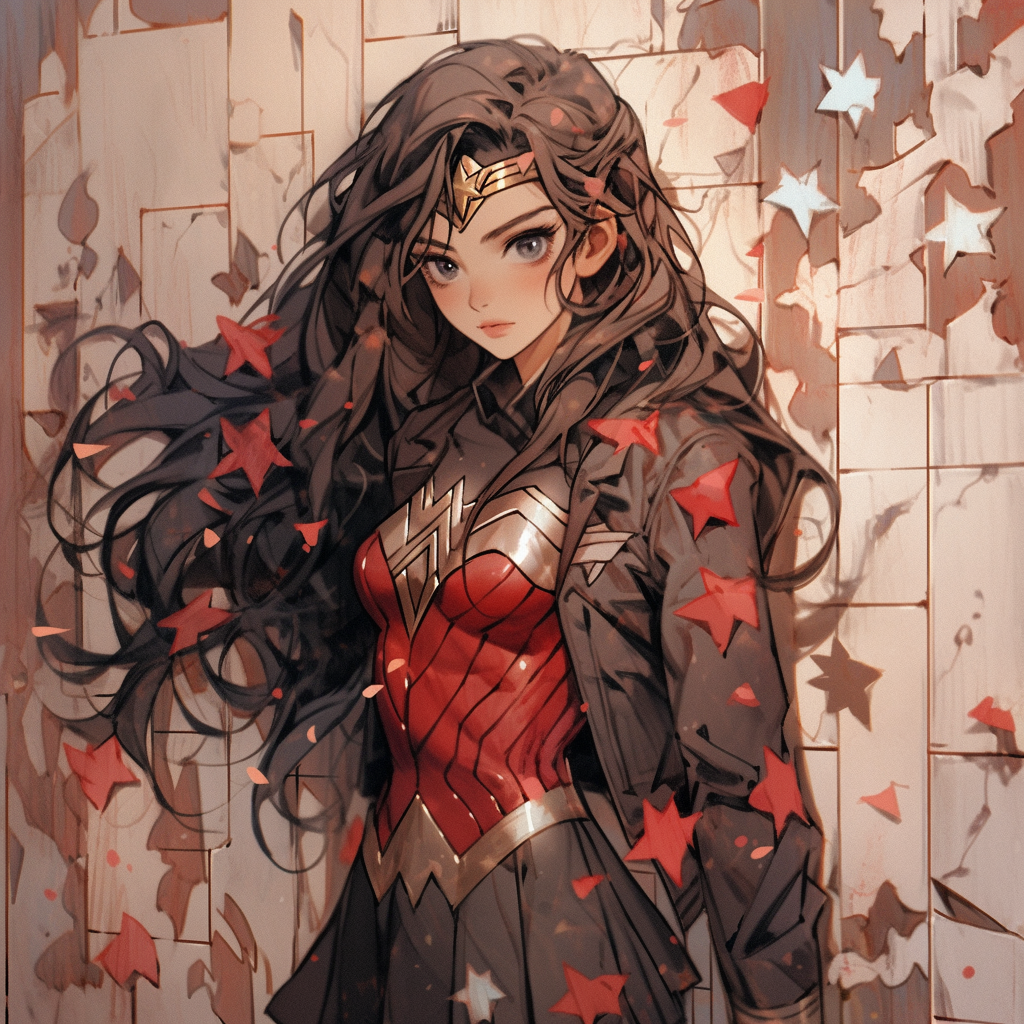 Fierce Rin Tohsaka as Wonderwoman