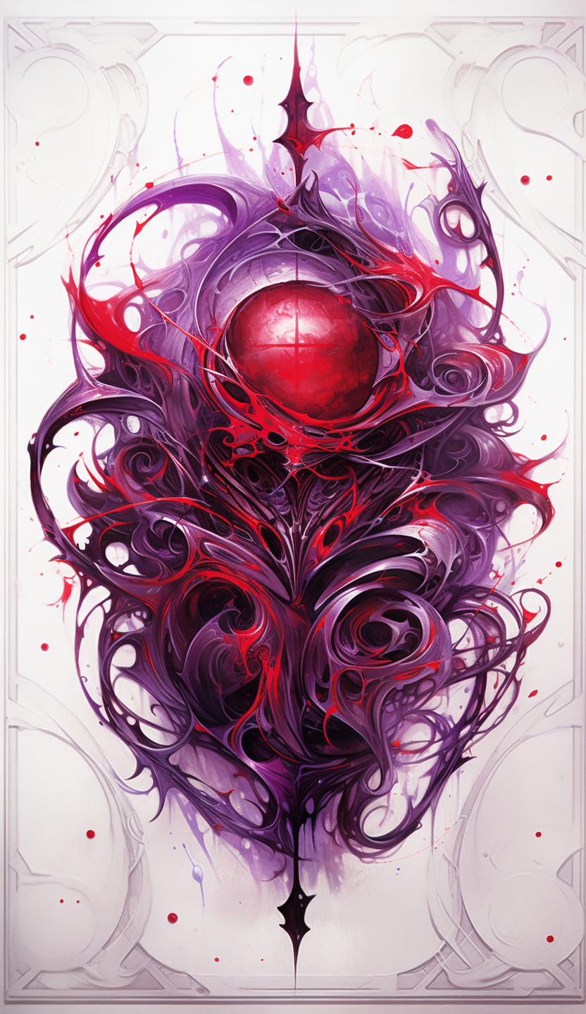 Intriguing fate-themed card design