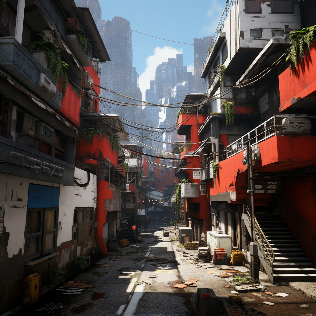 Spectacular Favela Environment Artwork