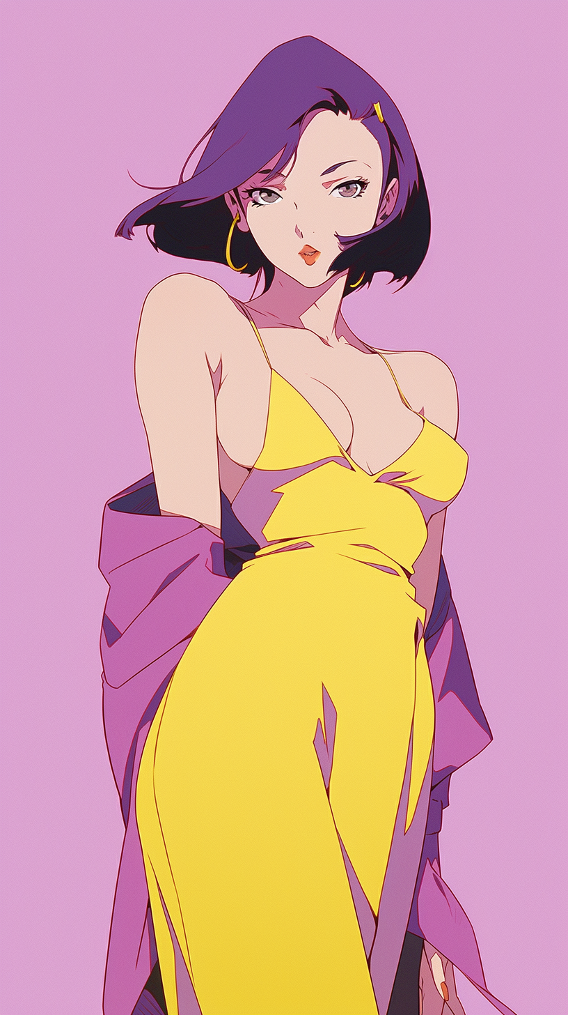 Faye Valentine 90s Anime Screencap