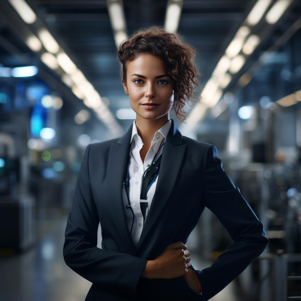 Female COO in Industry 4.0 Factory