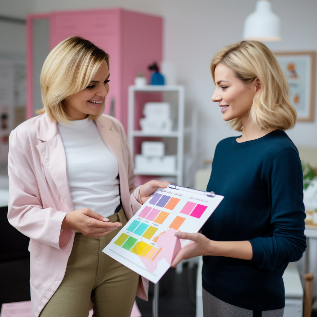 Female doctor talking to athlete - treatment plan