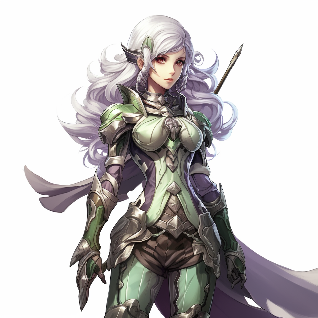 Female Elf Adventure Determination Avatar