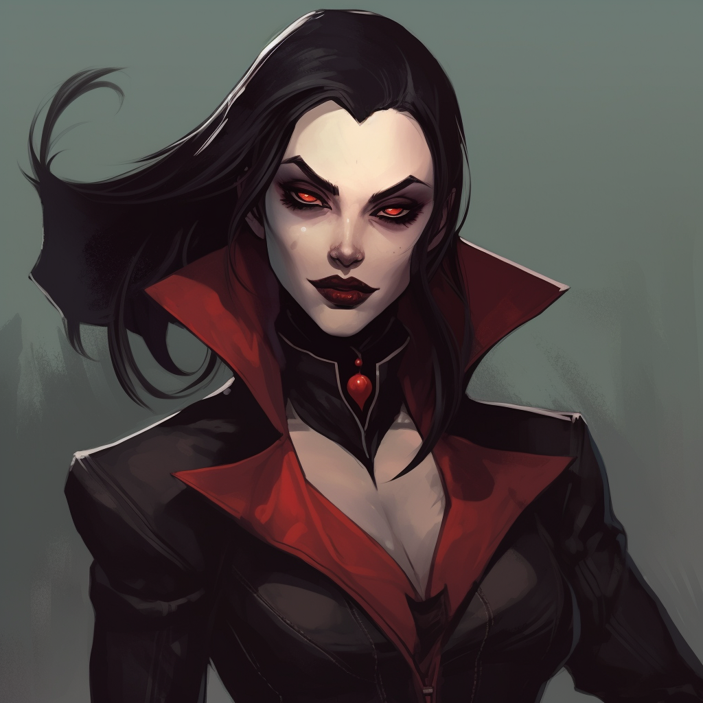 Female Lasombra Vampire Character