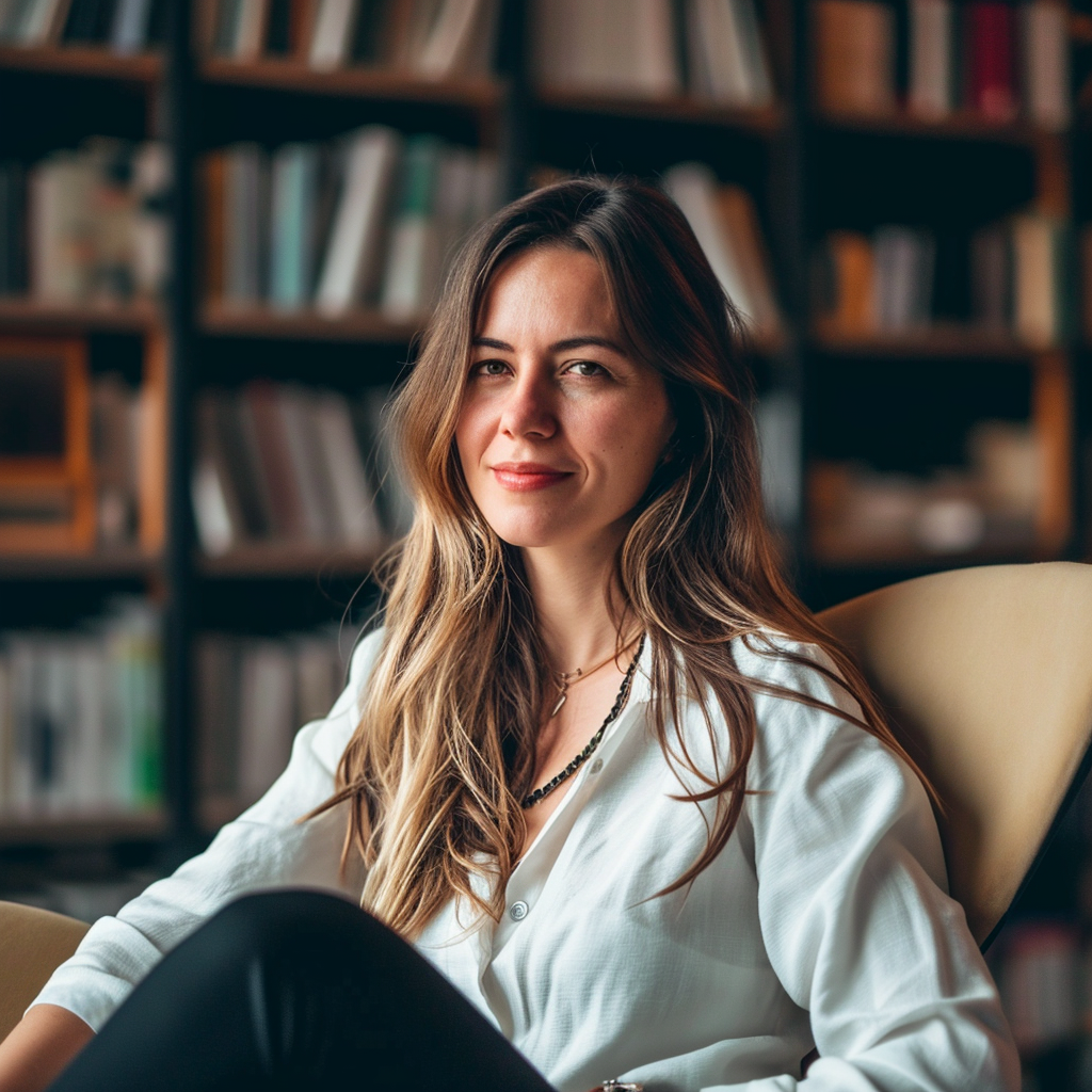 Female psychologist in modern office