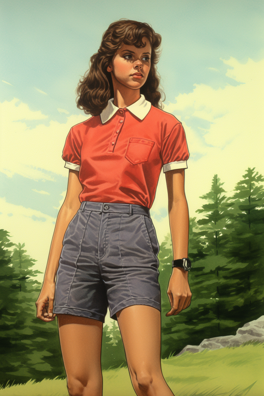 Teen at Summer Camp Drawing