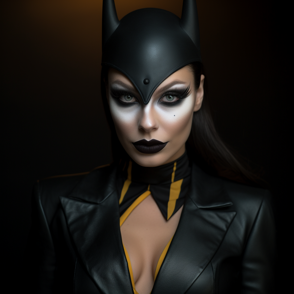 Glamorous female penguin from Batman universe