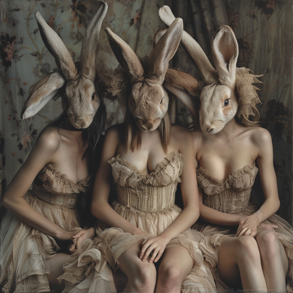 Women in Bunny Outfits