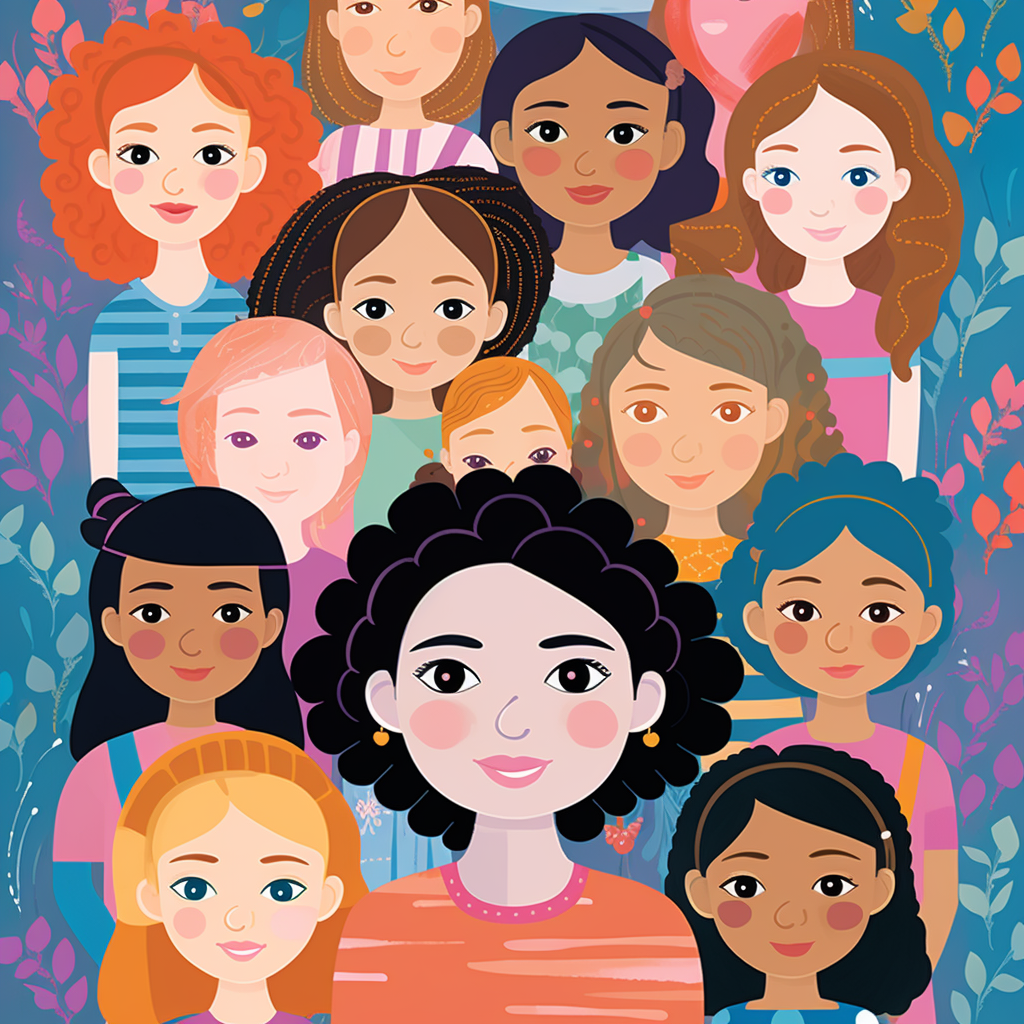 Empowering feminist children's book cover