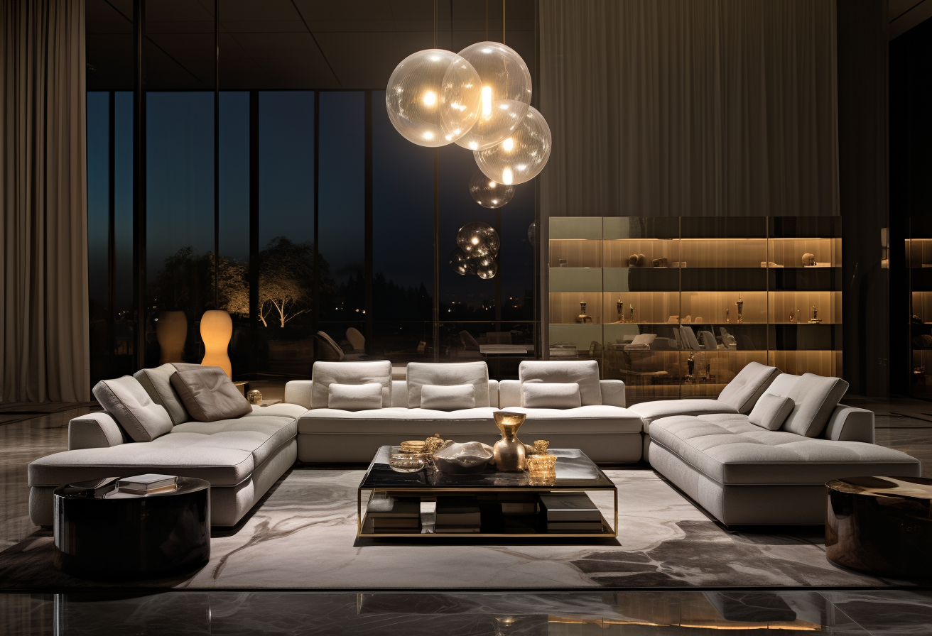 Stylish Fendi Casa Living Room