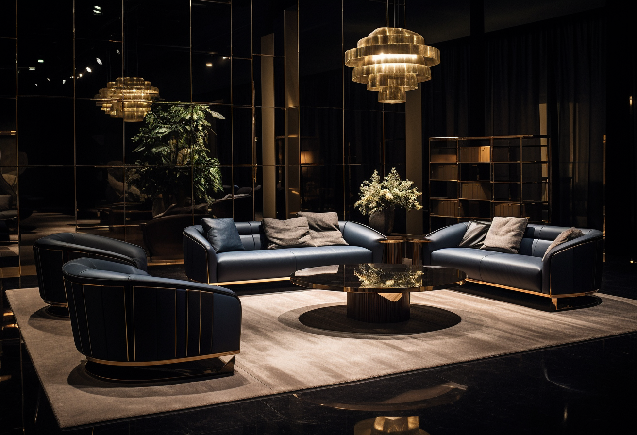 Fendi Casa luxury sofa and armchair